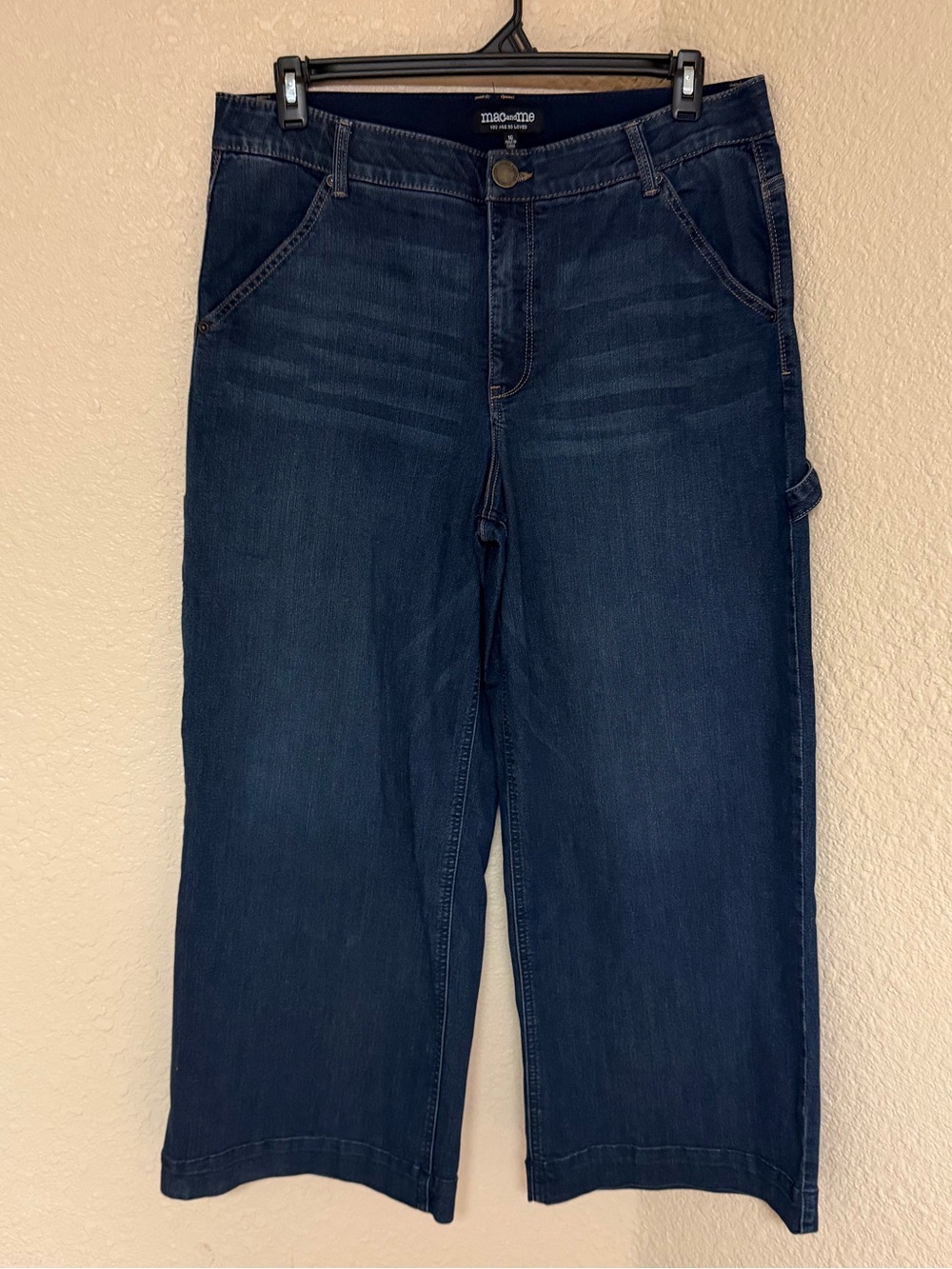 4/$20 Mac & Me Dark Blue Relaxed Carpenter Jeans